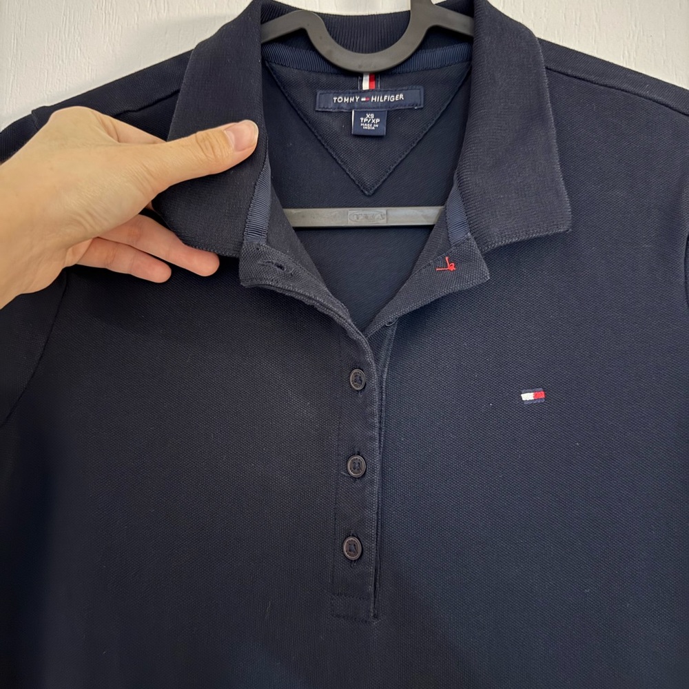 Tommy Hilfiger Navy Slim Fit Polo Dress – XS | 76J3205/410